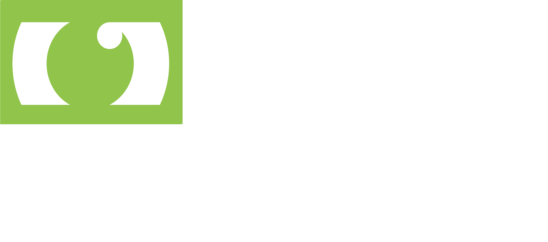 Logo Eye-share white text transperent